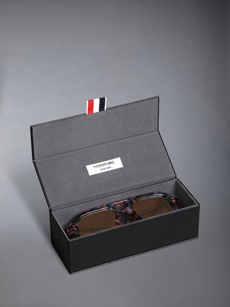 ACETATE AVIATOR SUNGLASSES RWBWHT