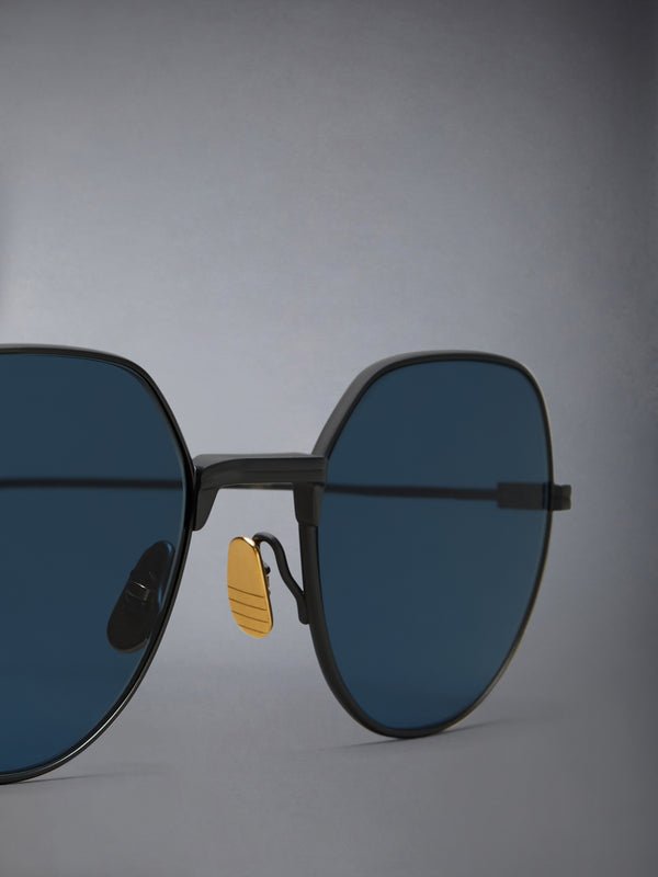 TITANIUM ROUND SUNGLASSES - image 3