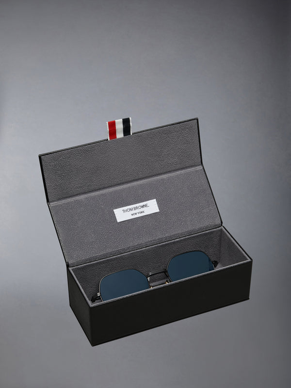 TITANIUM ROUND SUNGLASSES - image 4