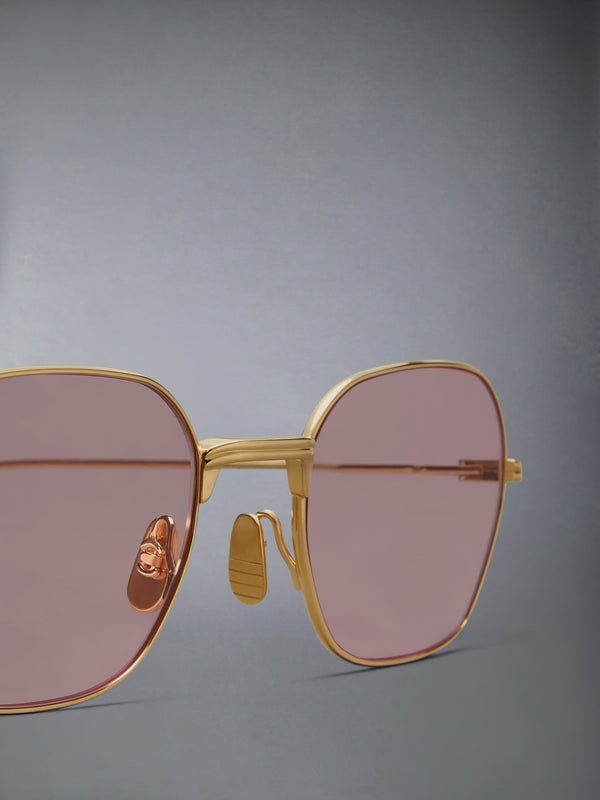 TITANIUM RECTANGULAR SUNGLASSES - image 3
