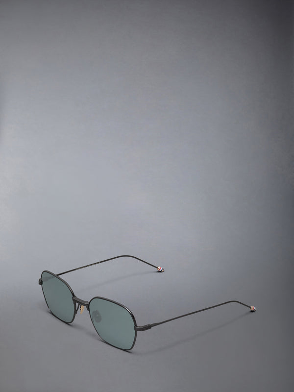 TITANIUM RECTANGULAR SUNGLASSES - image 3