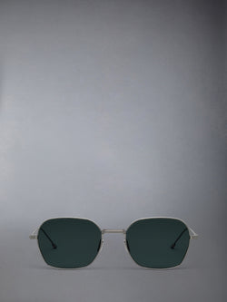 TITANIUM RECTANGULAR SUNGLASSES