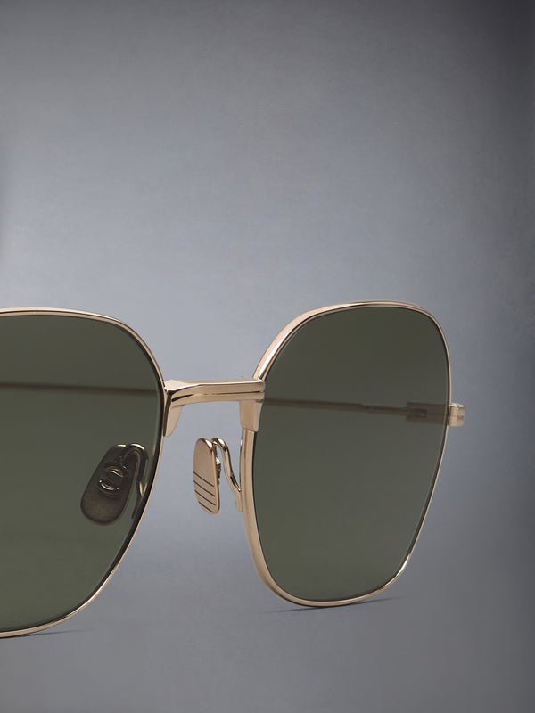 TITANIUM RECTANGULAR SUNGLASSES - image 3