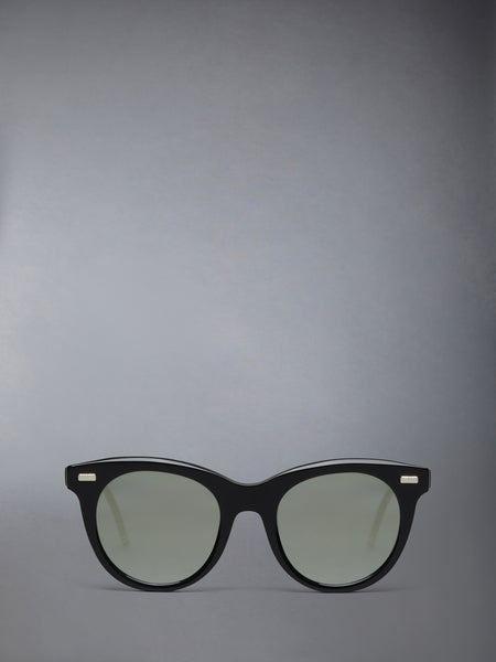 ACETATE CATEYE SUNGLASSES BLACK