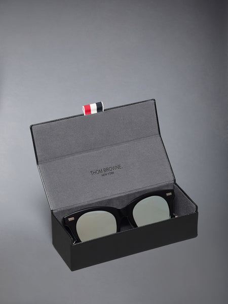 ACETATE CATEYE SUNGLASSES BLACK