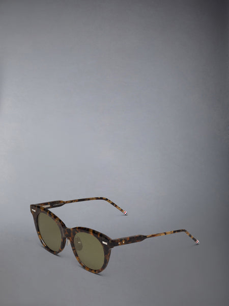 ACETATE CATEYE SUNGLASSES DARK BROWN