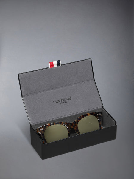 ACETATE CATEYE SUNGLASSES DARK BROWN