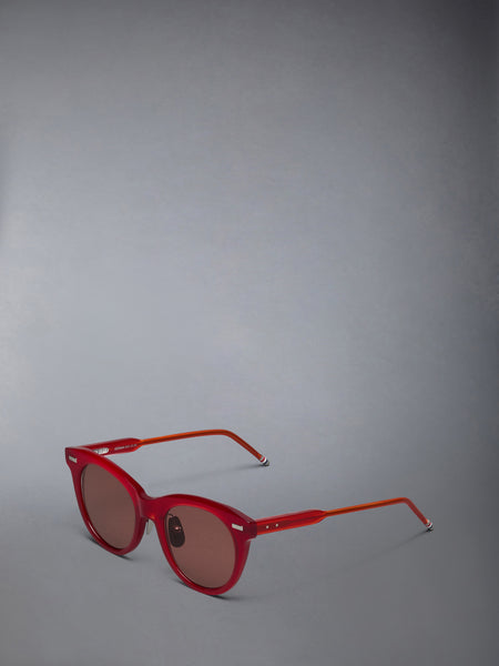 ACETATE CATEYE SUNGLASSES RED