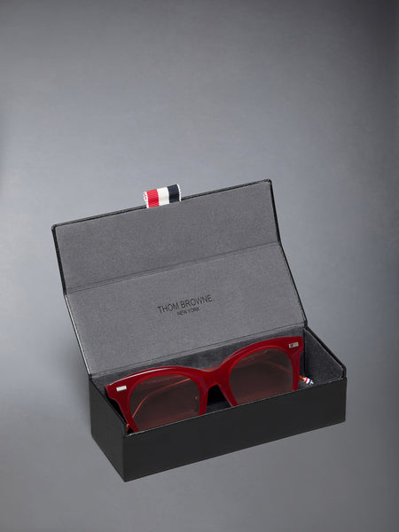 ACETATE CATEYE SUNGLASSES RED