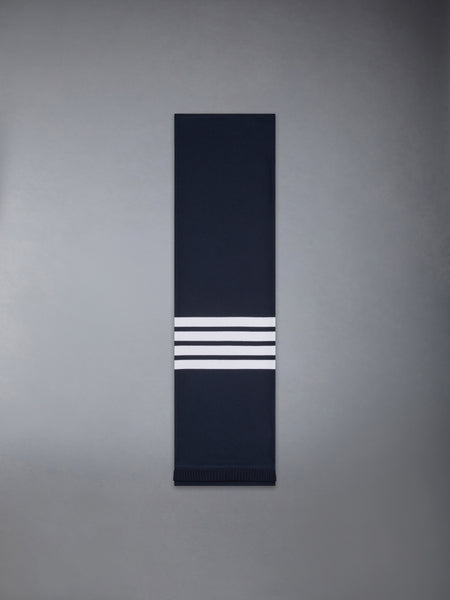 LOOPBACK JERSEY 4-BAR SCARF NAVY