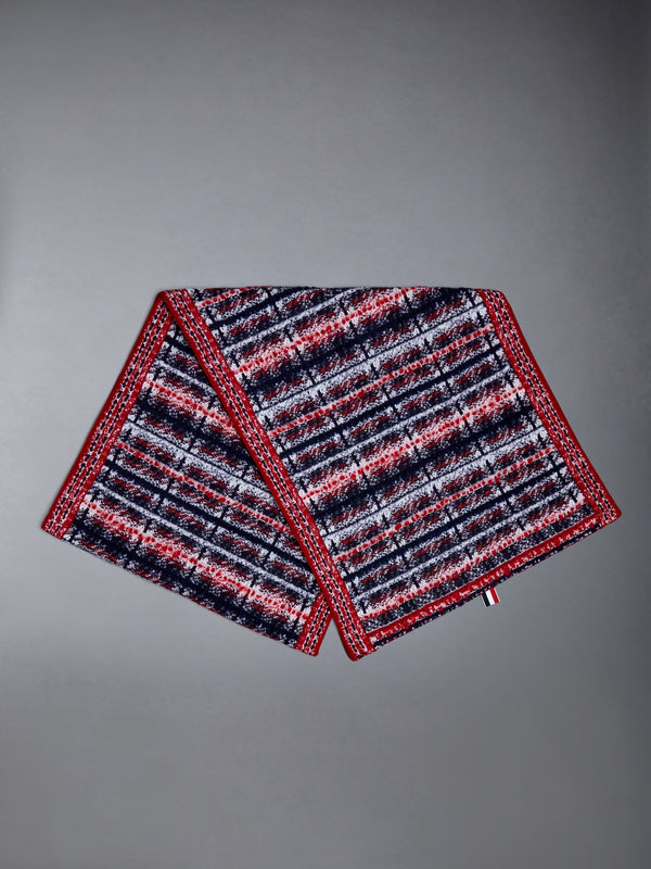 Tartan Merino and Mohair Stripe Scarf - image 2