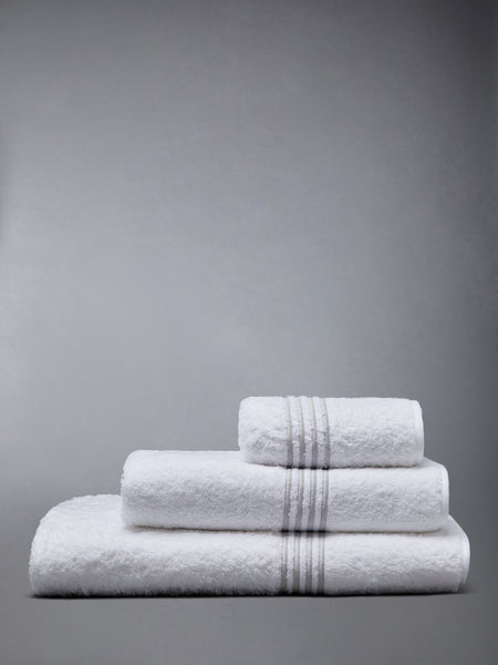 4-BAR FRETTE 3-PIECE TOWEL SET WHITE