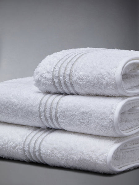 4-BAR FRETTE 3-PIECE TOWEL SET WHITE