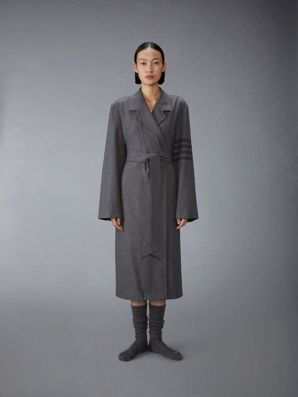 CASHMERE WOOL 4-BAR DRESSING GOWN - image 5