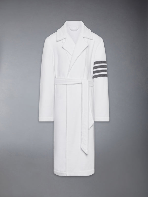 VELOUR 4-BAR TRENCH BATHROBE - featured image