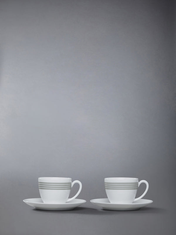 LIMOGES PORCELAIN 4-BAR HAVILAND COFFEE CUP SET - featured image