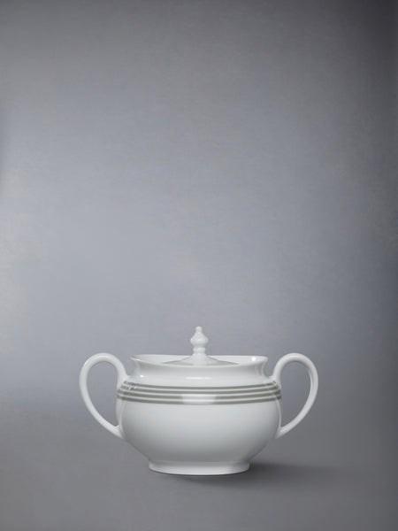 LIMOGES PORCELAIN 4-BAR HAVILAND TEA TIME SET WHITE
