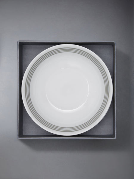LIMOGES PORCELAIN 4-BAR HAVILAND BOWL SET WHITE