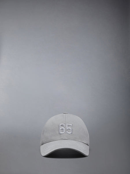 COTTON TWILL BROWNE 65 BASEBALL CAP MED GREY