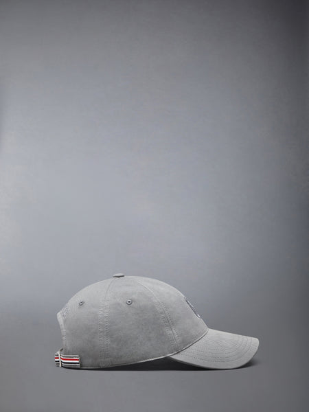 COTTON TWILL BROWNE 65 BASEBALL CAP MED GREY