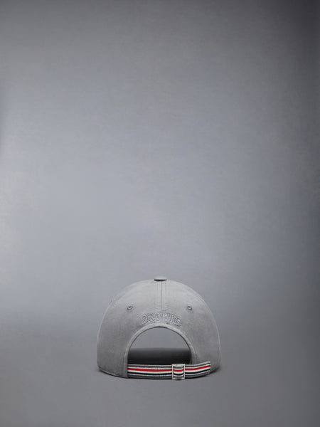COTTON TWILL BROWNE 65 BASEBALL CAP MED GREY