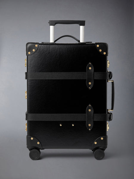 GLOBE-TROTTER CARRY ON LUGGAGE BLACK